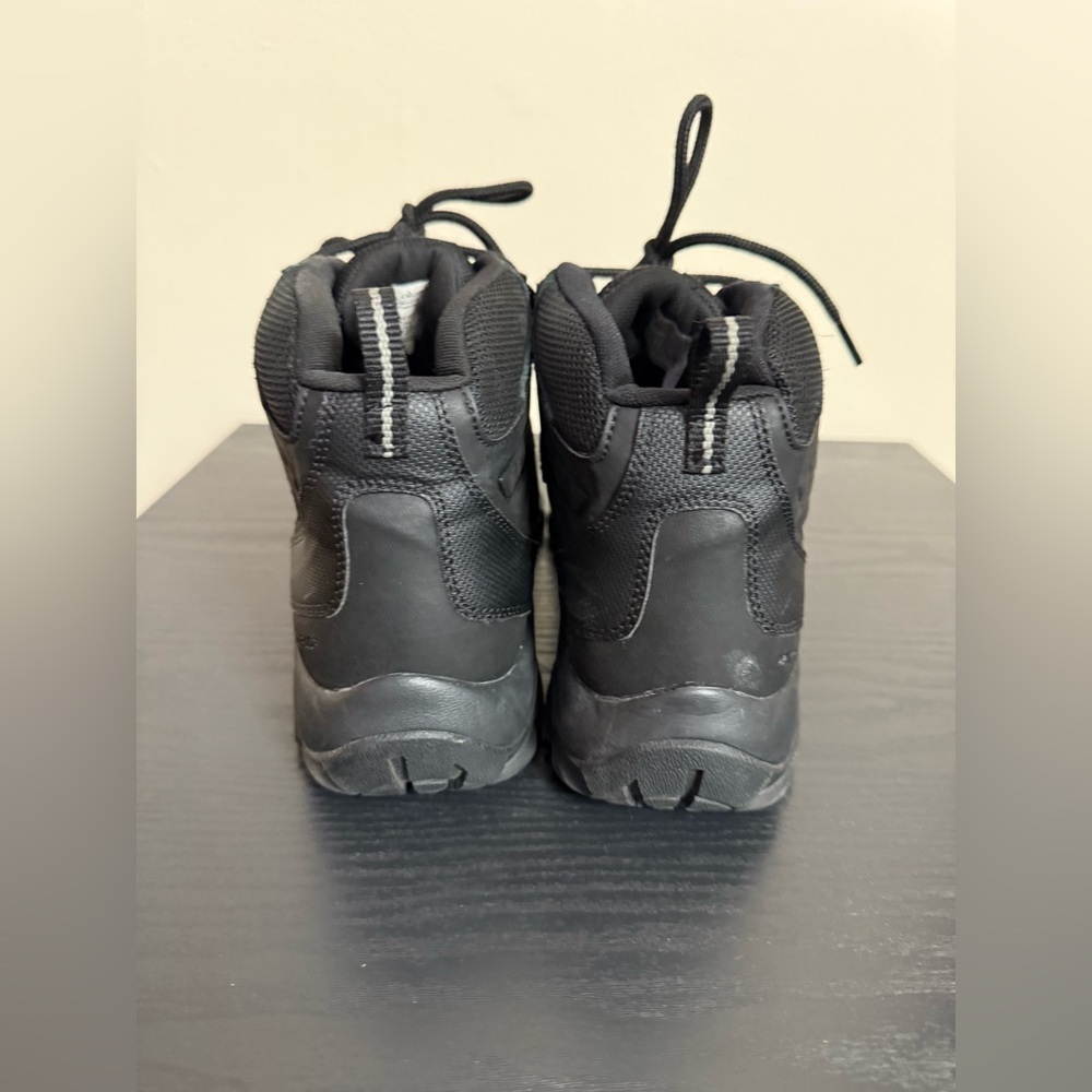 Columbia Newton Ridge Plus II Waterproof Hiking Boots Leather Black 11.5 Wide - Picture 5 of 8